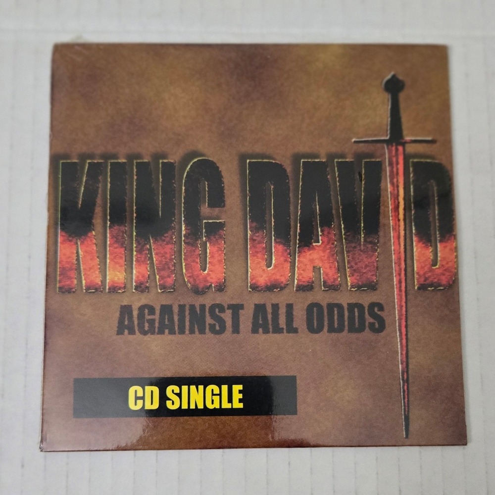 King David Against All Odds CD Single 1998 Radical Christian Rock Rare New